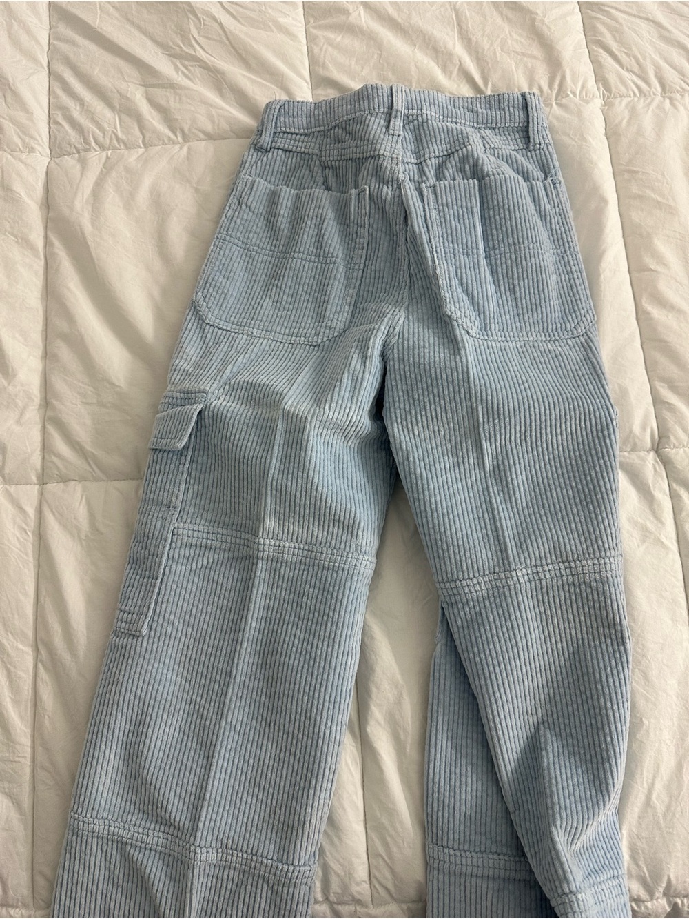 bp Light Blue Corduroy Utility Pants